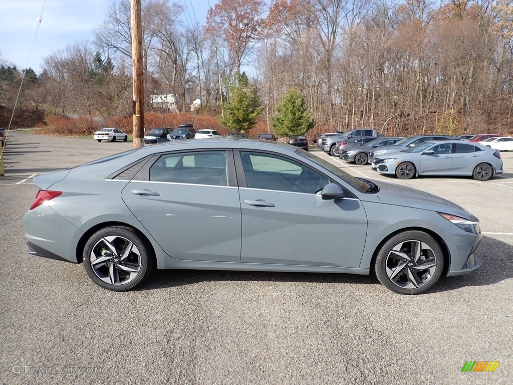 2021 Elantra SEL - Electric Shadow / Black photo #1