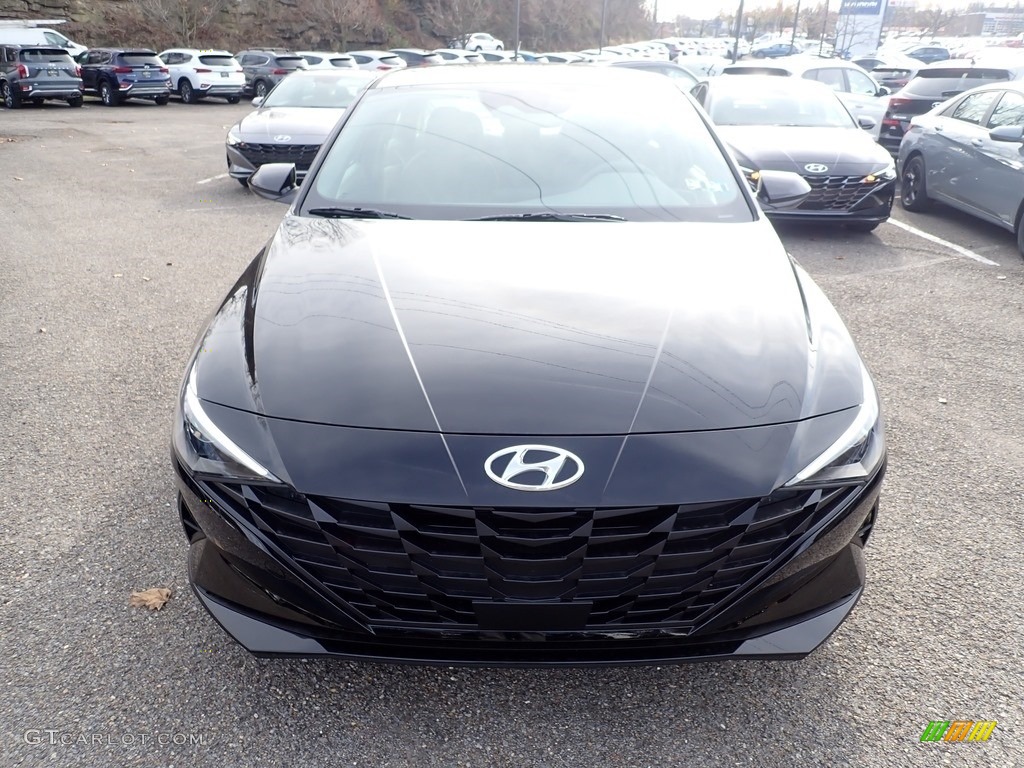 2021 Elantra SEL - Phantom Black / Medium Gray photo #4