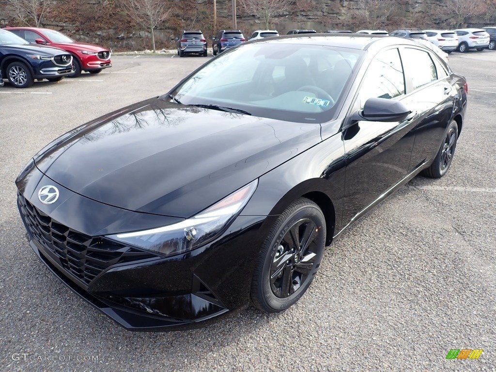 2021 Elantra SEL - Phantom Black / Medium Gray photo #5