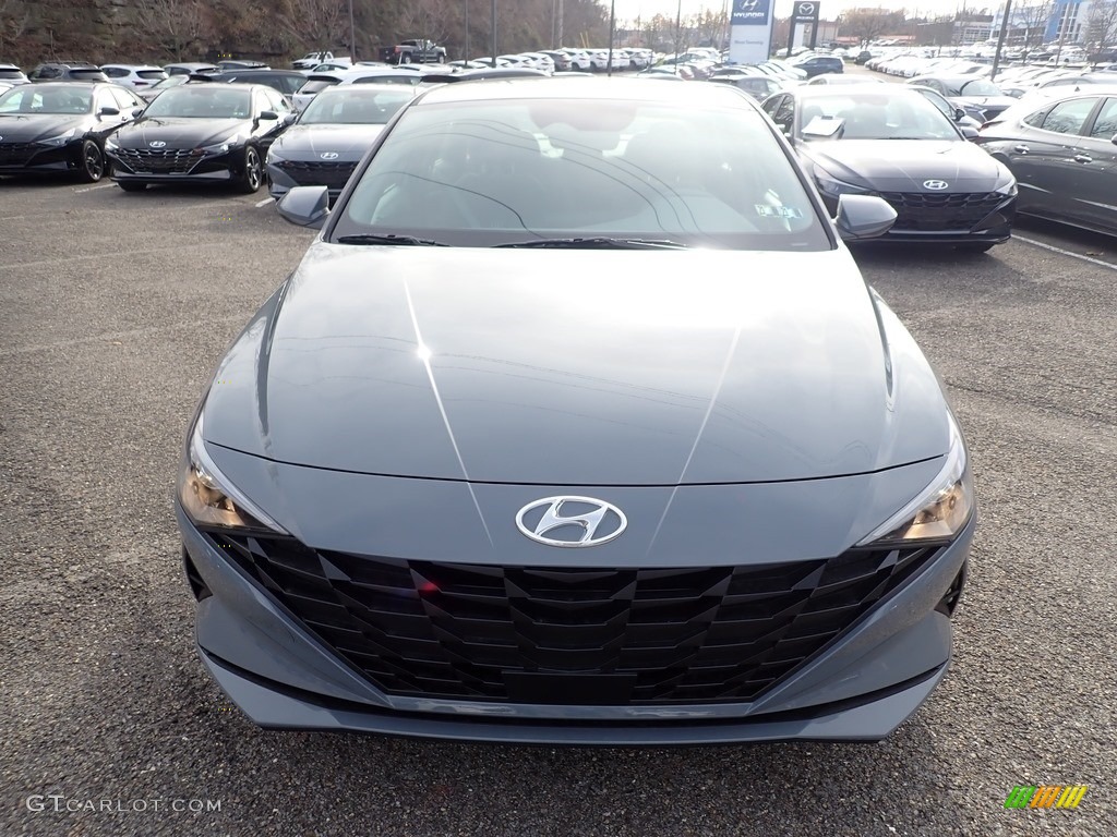 2021 Elantra SEL - Electric Shadow / Medium Gray photo #4