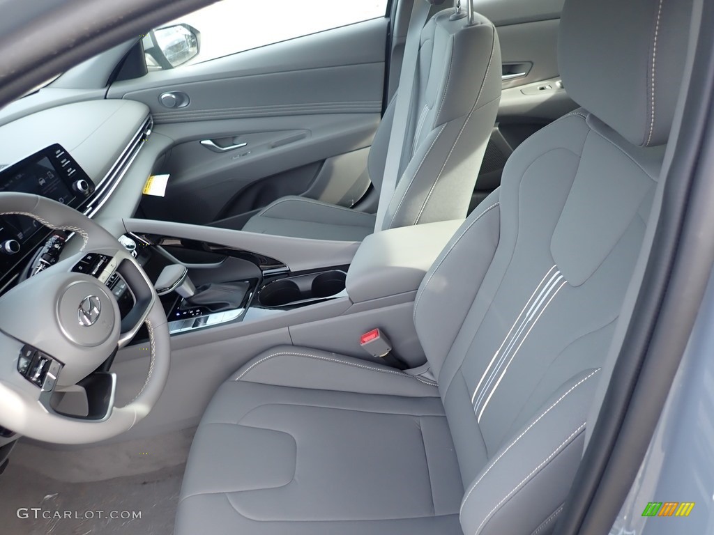 2021 Elantra SEL - Electric Shadow / Medium Gray photo #10