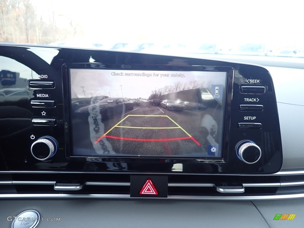 2021 Elantra SEL - Electric Shadow / Medium Gray photo #14