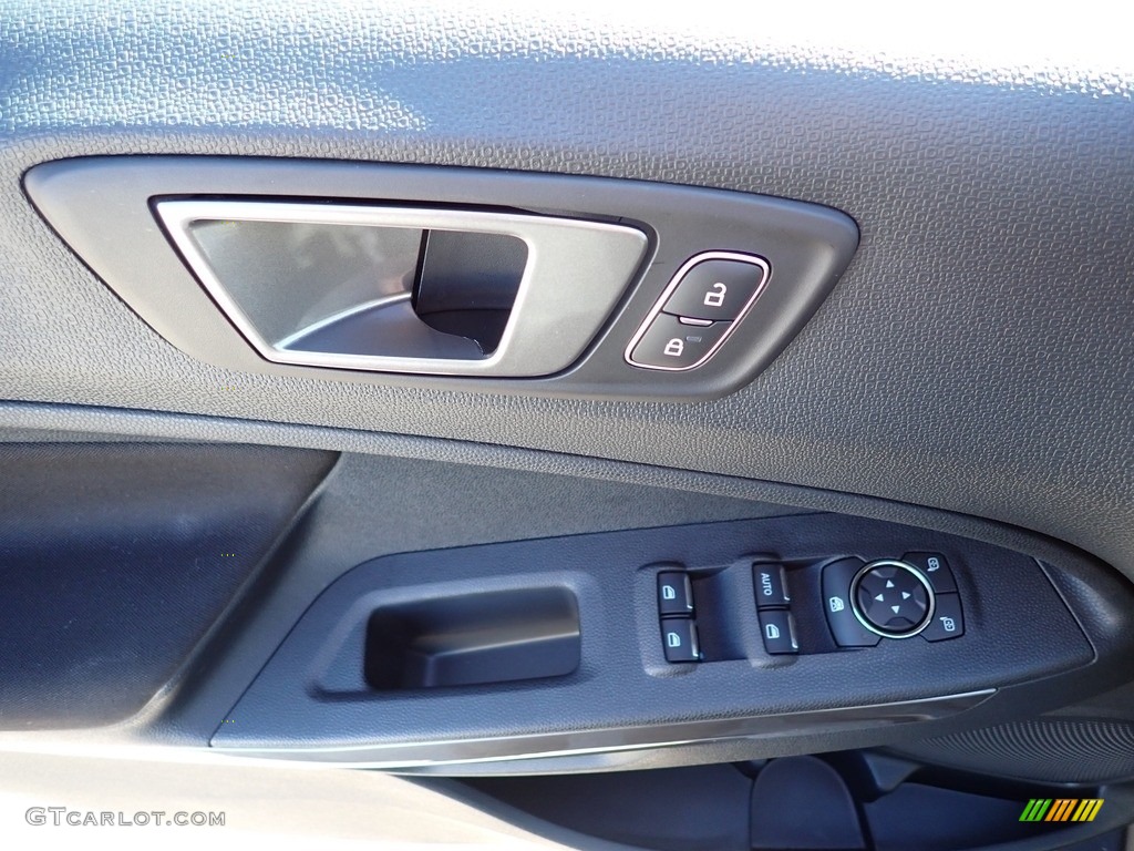 2020 Ford EcoSport SE 4WD Ebony Black Door Panel Photo #140258276
