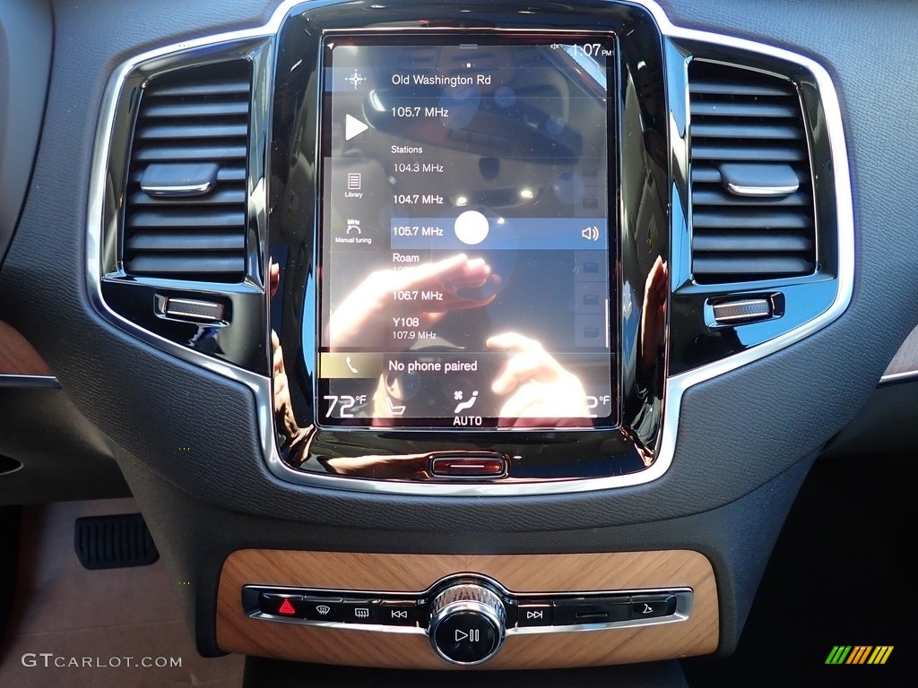 2021 XC90 T6 AWD Momentum - Denim Blue Metallic / Charcoal photo #15