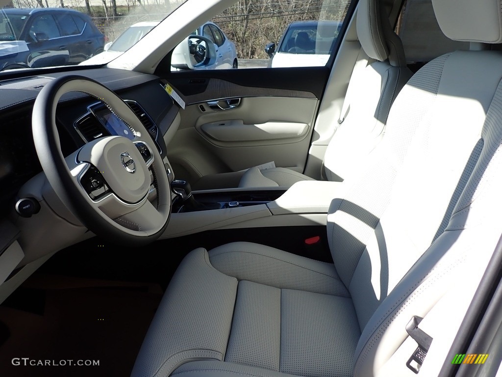2021 XC90 T6 AWD Inscription - Birch Light Metallic / Blonde/Charcoal photo #7