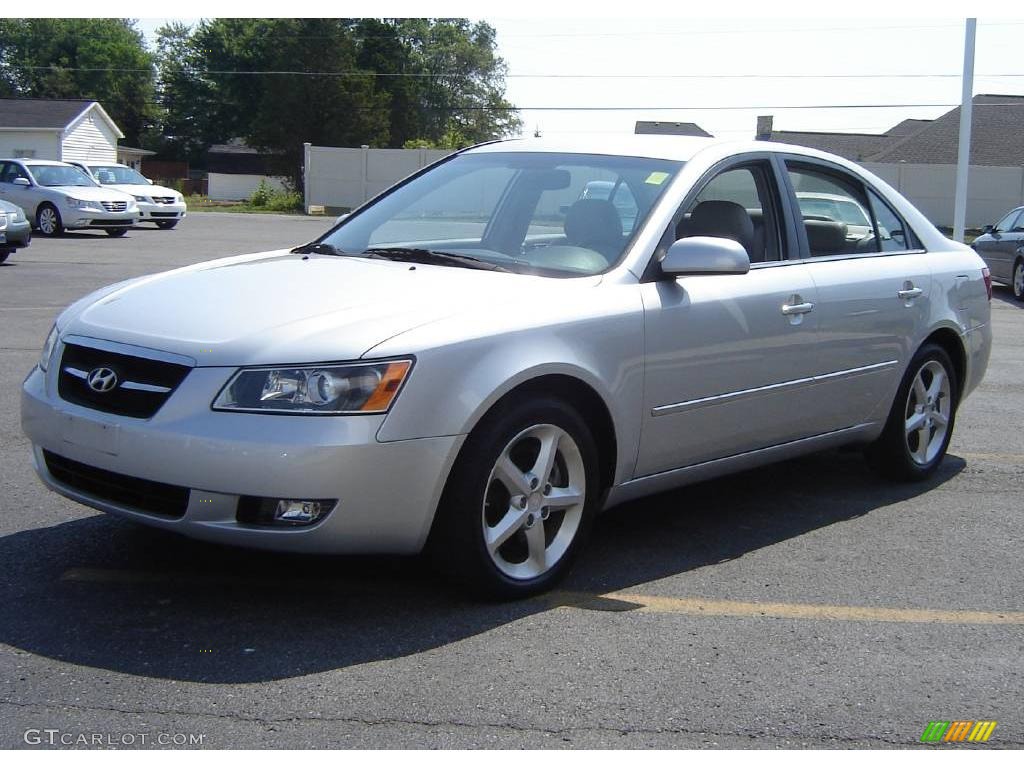 Bright Silver Hyundai Sonata