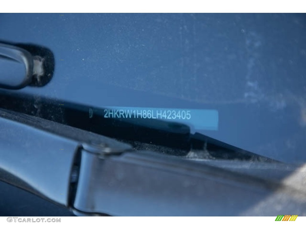 2020 CR-V EX-L - Lunar Silver Metallic / Black photo #36