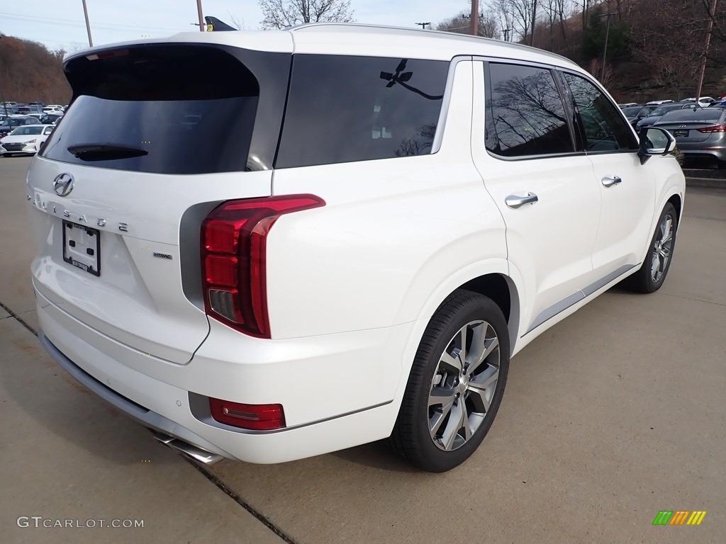 2021 Palisade Limited AWD - Hyper White / Black photo #2