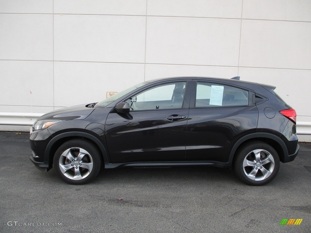2018 HR-V LX AWD - Mulberry Metallic / Black photo #2
