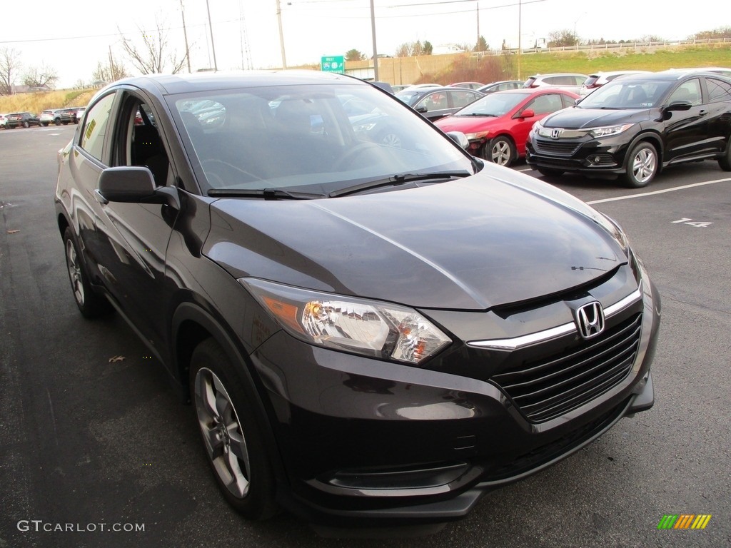 2018 HR-V LX AWD - Mulberry Metallic / Black photo #8