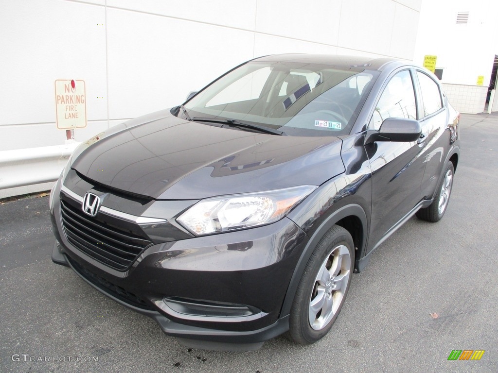 2018 HR-V LX AWD - Mulberry Metallic / Black photo #10