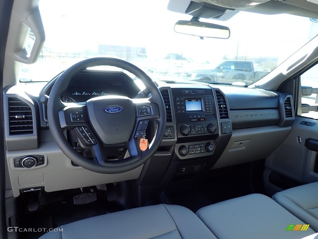 2021 Ford F250 Super Duty XL Crew Cab 4x4 Medium Earth Gray Dashboard Photo #140260328
