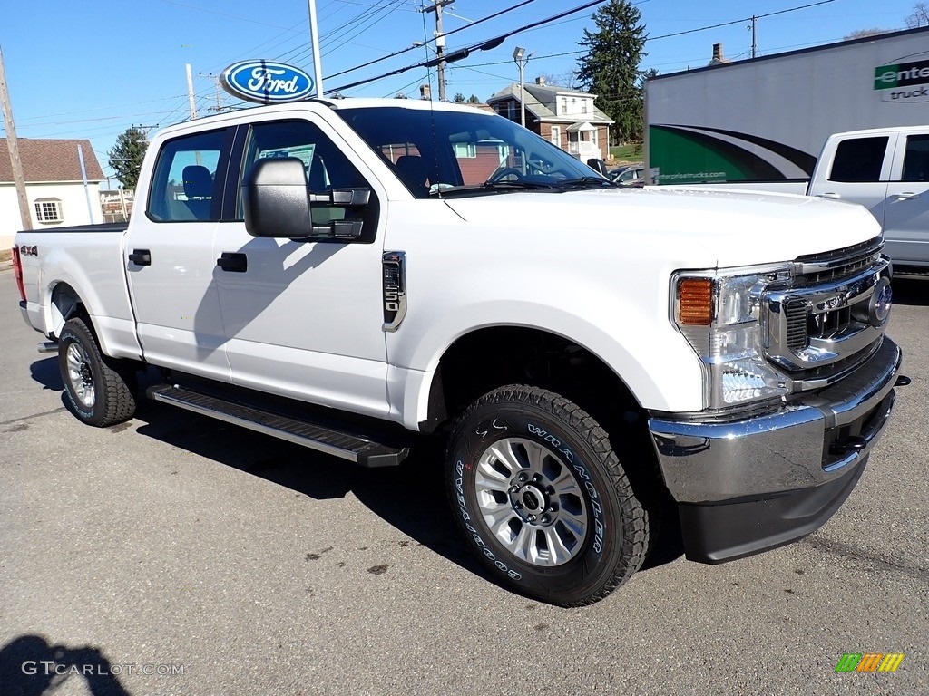 Oxford White 2021 Ford F250 Super Duty XLT Crew Cab 4x4 Exterior Photo #140260709