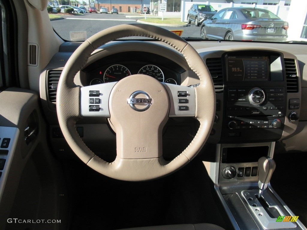 2011 Pathfinder Silver 4x4 - Avalanche White / Cafe Latte photo #15
