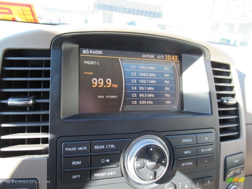2011 Pathfinder Silver 4x4 - Avalanche White / Cafe Latte photo #17
