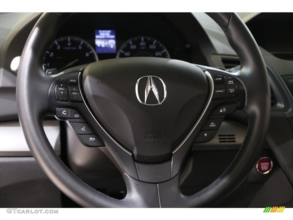 2014 Acura RDX AWD Ebony Steering Wheel Photo #140263133
