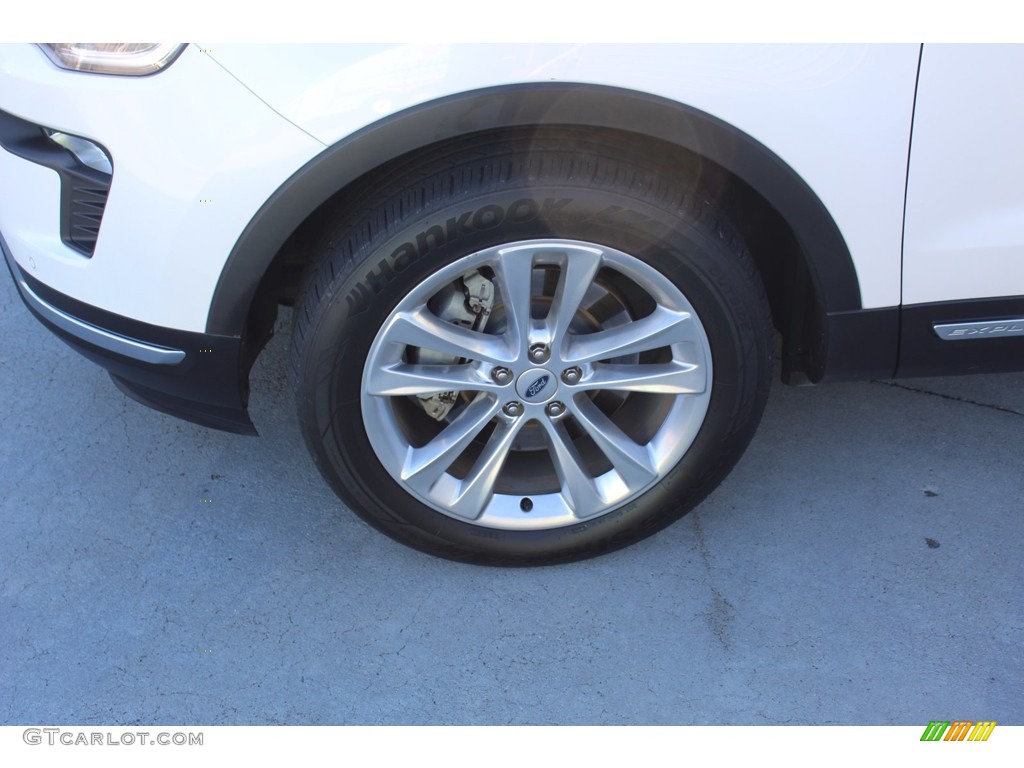 2018 Explorer Limited 4WD - White Platinum / Ebony Black photo #5