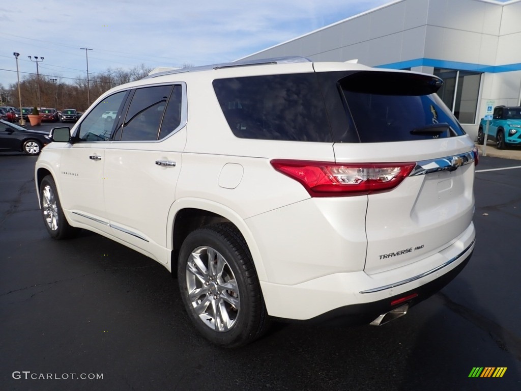 2018 Traverse High Country AWD - Iridescent Pearl Tricoat / High Country Jet Black/Loft Brown photo #4