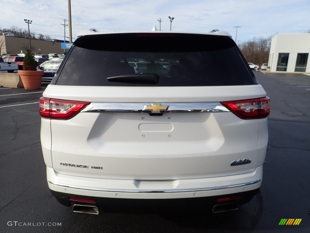 2018 Traverse High Country AWD - Iridescent Pearl Tricoat / High Country Jet Black/Loft Brown photo #6