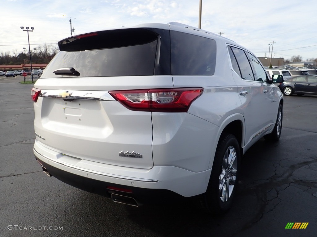 2018 Traverse High Country AWD - Iridescent Pearl Tricoat / High Country Jet Black/Loft Brown photo #8