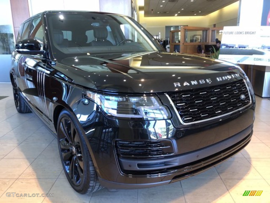 Santorini Black Metallic 2021 Land Rover Range Rover SV Autobiography Dynamic Black Exterior Photo #140263928