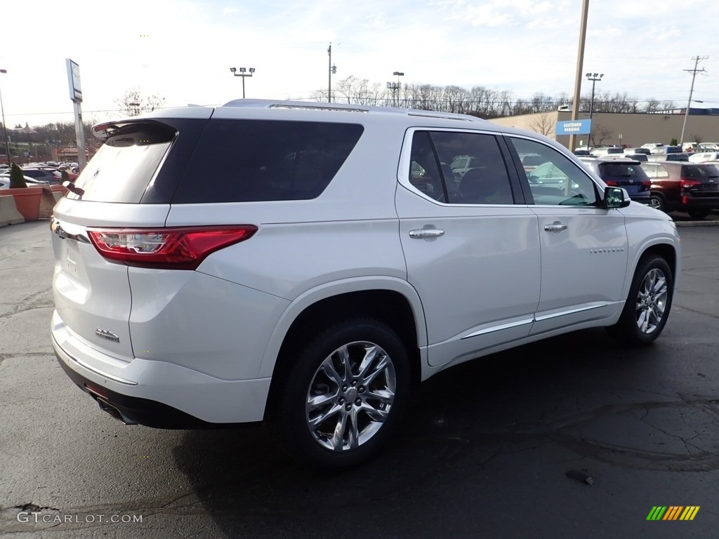 2018 Traverse High Country AWD - Iridescent Pearl Tricoat / High Country Jet Black/Loft Brown photo #9