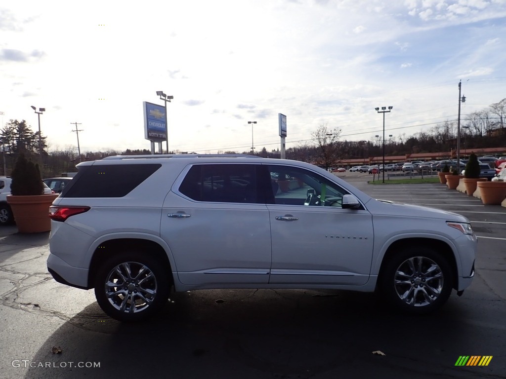 2018 Traverse High Country AWD - Iridescent Pearl Tricoat / High Country Jet Black/Loft Brown photo #10