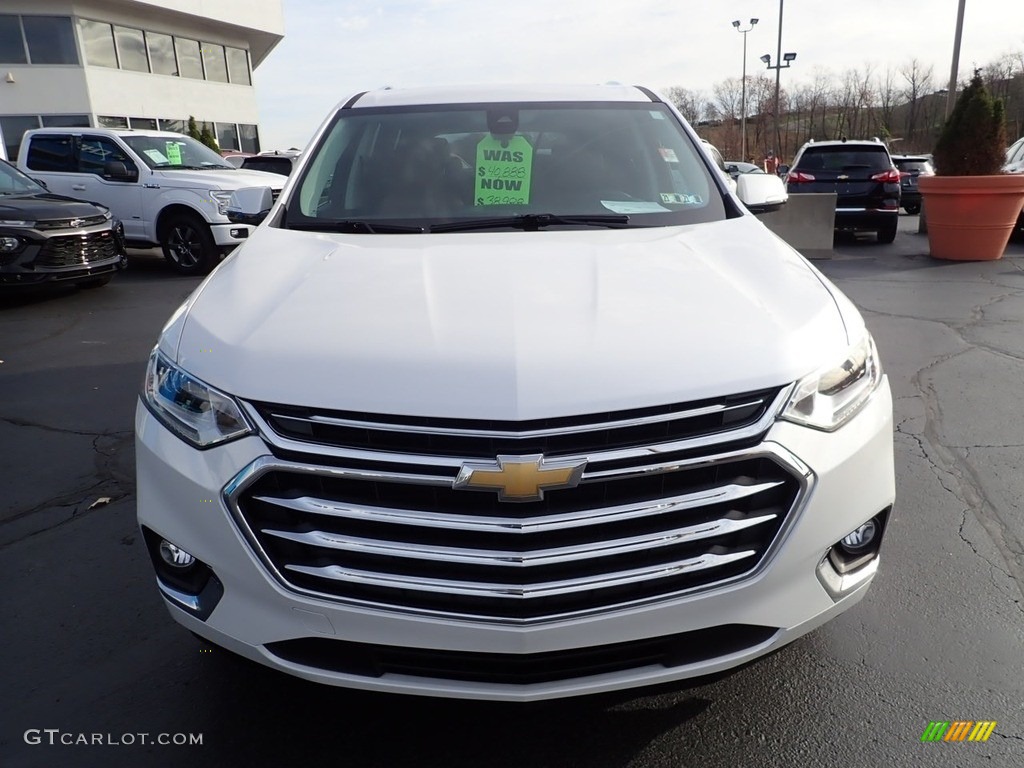 2018 Traverse High Country AWD - Iridescent Pearl Tricoat / High Country Jet Black/Loft Brown photo #13