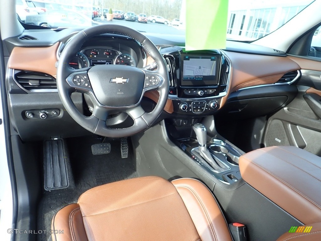 2018 Traverse High Country AWD - Iridescent Pearl Tricoat / High Country Jet Black/Loft Brown photo #22