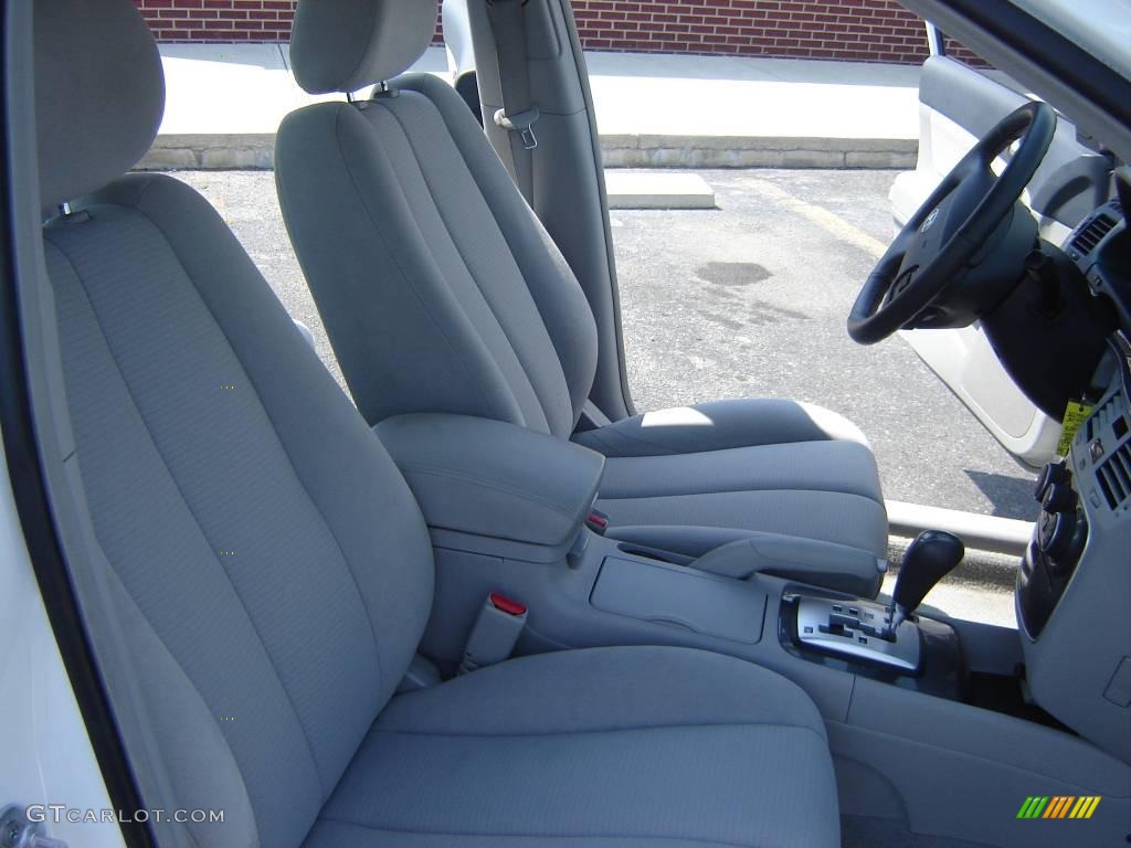 2008 Sonata SE V6 - Powder White Pearl / Beige photo #14