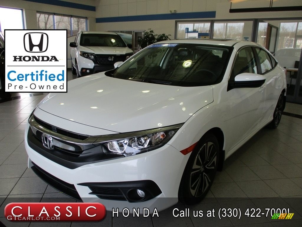 White Orchid Pearl Honda Civic