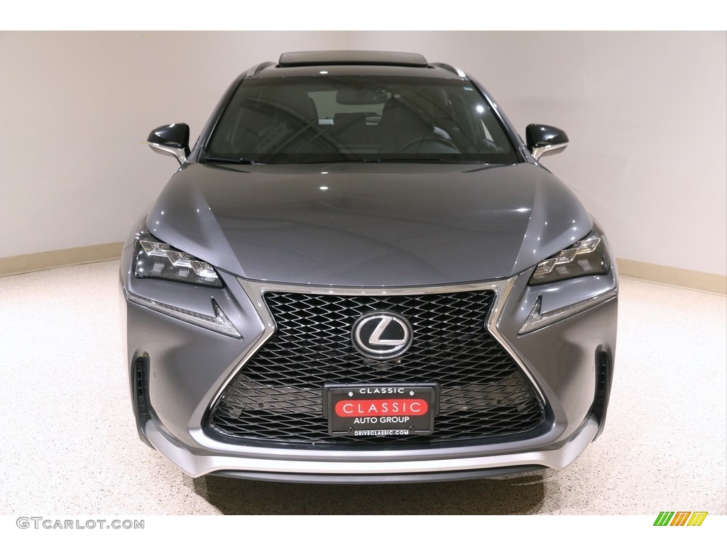 2015 NX 200t F Sport AWD - Nebula Gray Pearl / Black photo #2