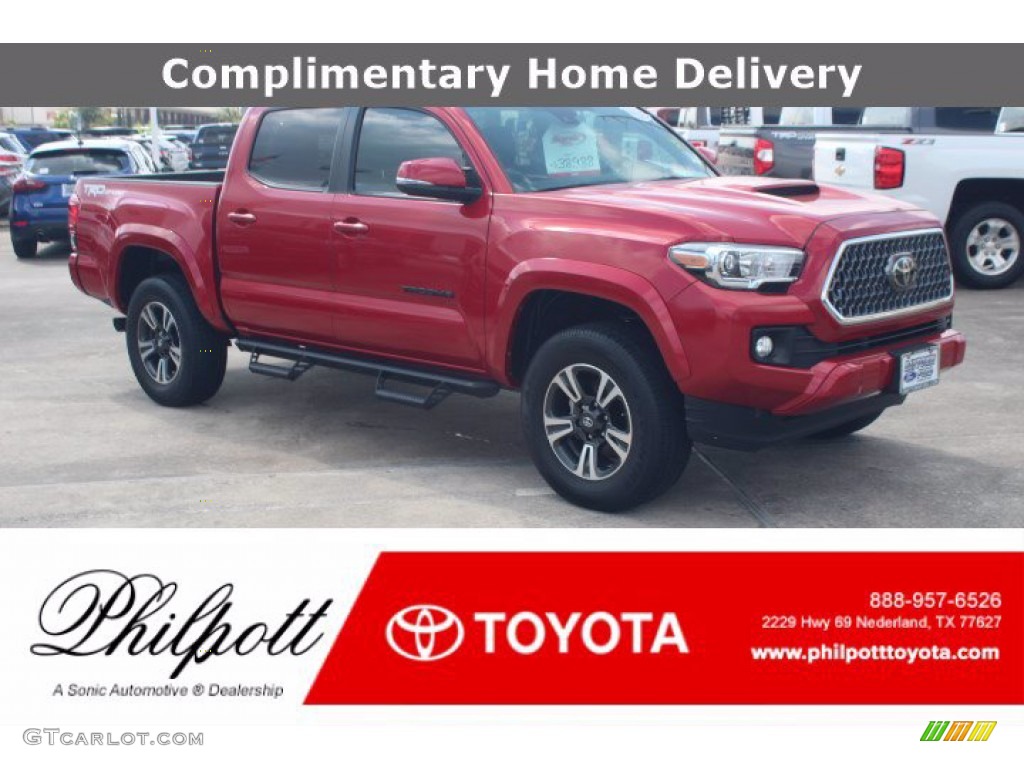 Barcelona Red Metallic Toyota Tacoma