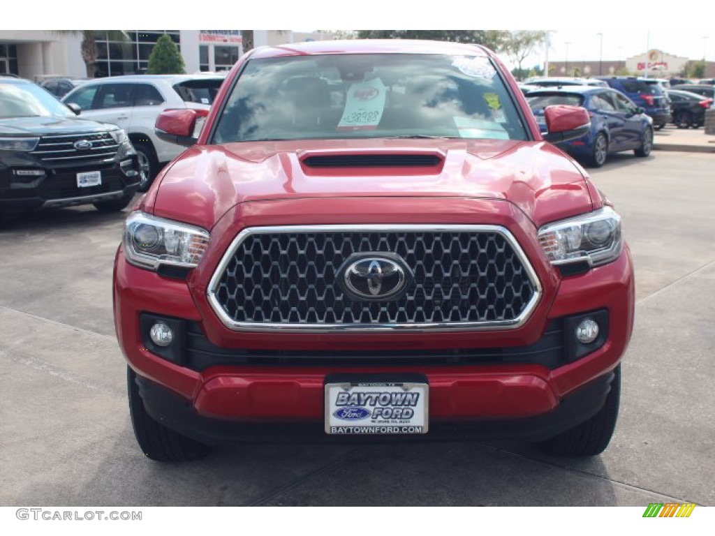 2019 Tacoma TRD Sport Double Cab - Barcelona Red Metallic / Black photo #2