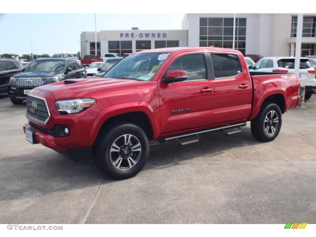 2019 Tacoma TRD Sport Double Cab - Barcelona Red Metallic / Black photo #3