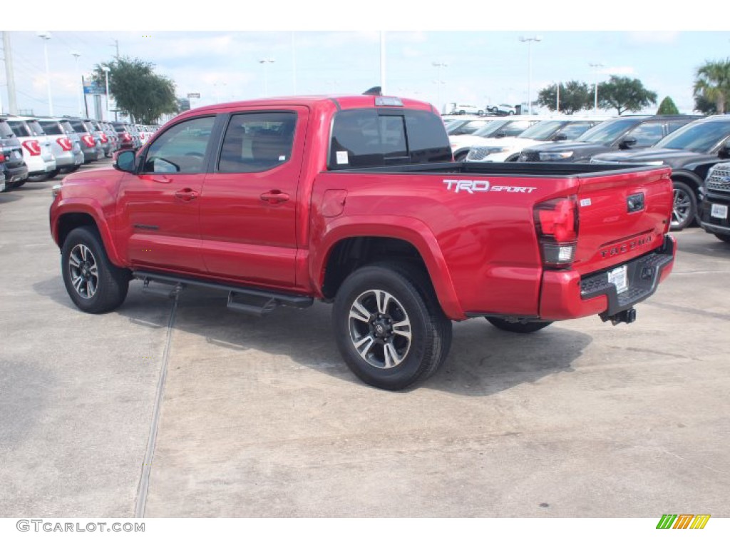 Barcelona Red Metallic 2019 Toyota Tacoma TRD Sport Double Cab Exterior Photo #140266637