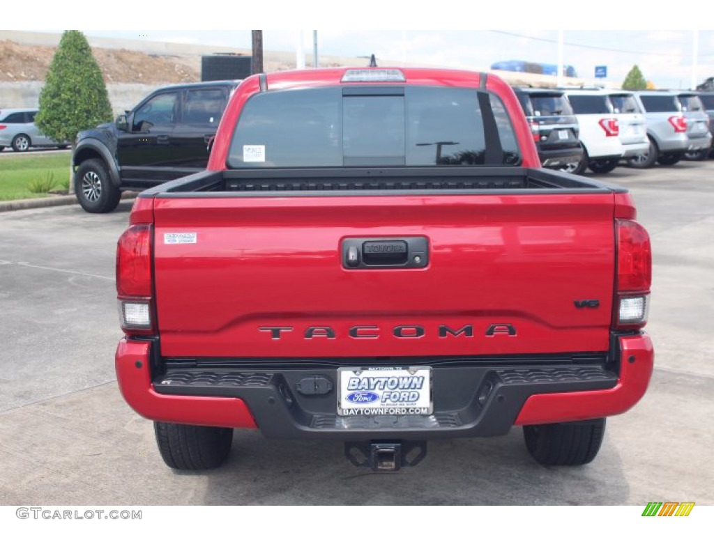2019 Tacoma TRD Sport Double Cab - Barcelona Red Metallic / Black photo #7