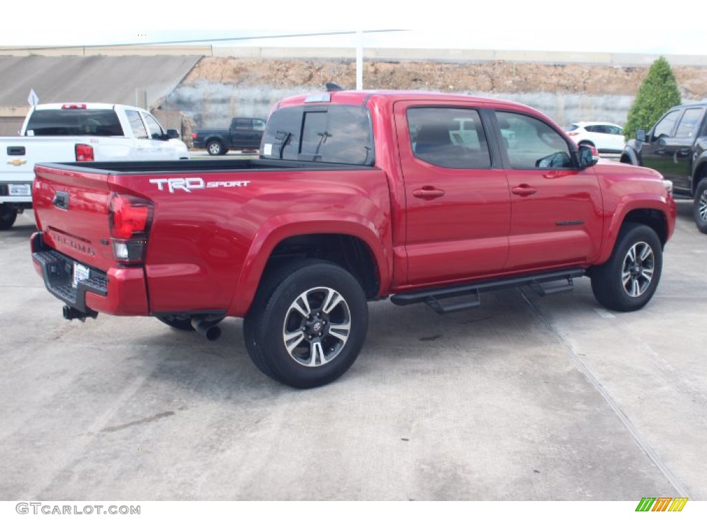 2019 Tacoma TRD Sport Double Cab - Barcelona Red Metallic / Black photo #8