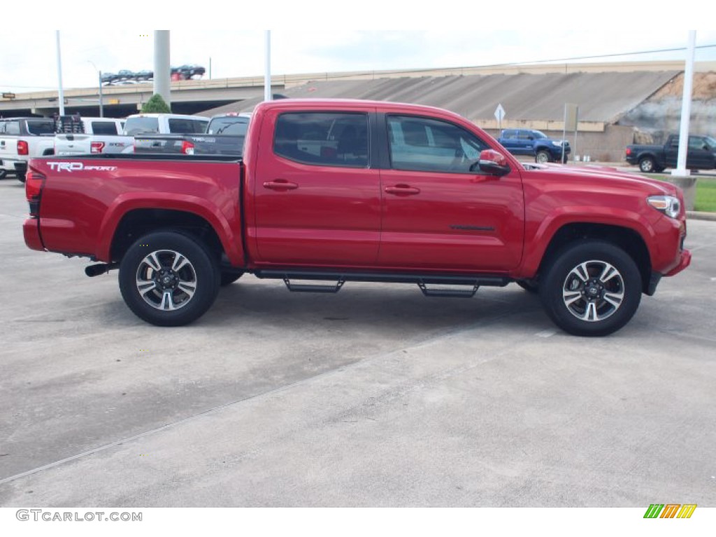 2019 Tacoma TRD Sport Double Cab - Barcelona Red Metallic / Black photo #9