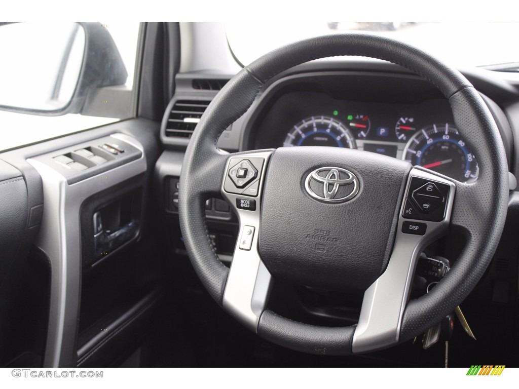 2019 Toyota 4Runner SR5 4x4 Black Steering Wheel Photo #140267609