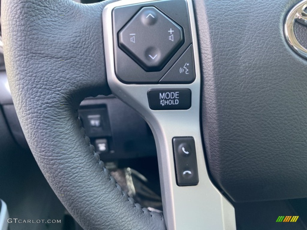 2021 Toyota Tundra Platinum CrewMax 4x4 Black Steering Wheel Photo #140268446