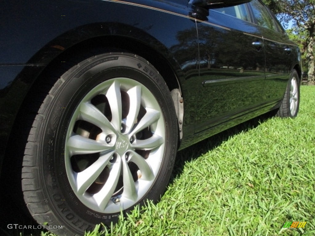 2008 Azera Limited - Ebony Black / Beige photo #19