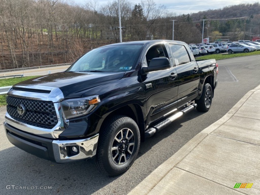 2021 Tundra SR5 CrewMax 4x4 - Midnight Black Metallic / Graphite photo #12