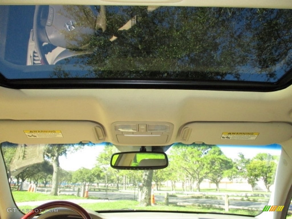 2008 Azera Limited - Ebony Black / Beige photo #61