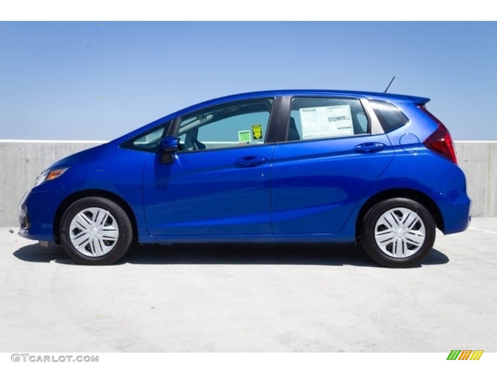 Aegean Blue Metallic 2020 Honda Fit LX Exterior Photo #140270171