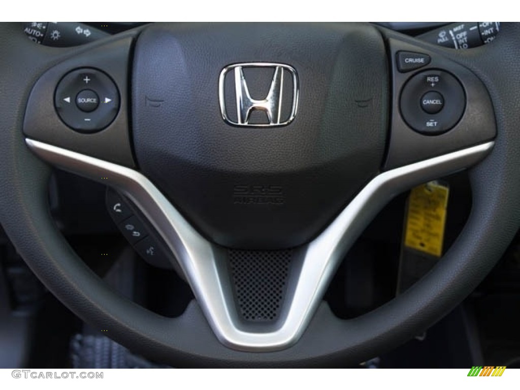 2020 Honda Fit LX Black Steering Wheel Photo #140270291