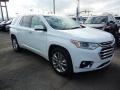 Summit White 2021 Chevrolet Traverse High Country Exterior