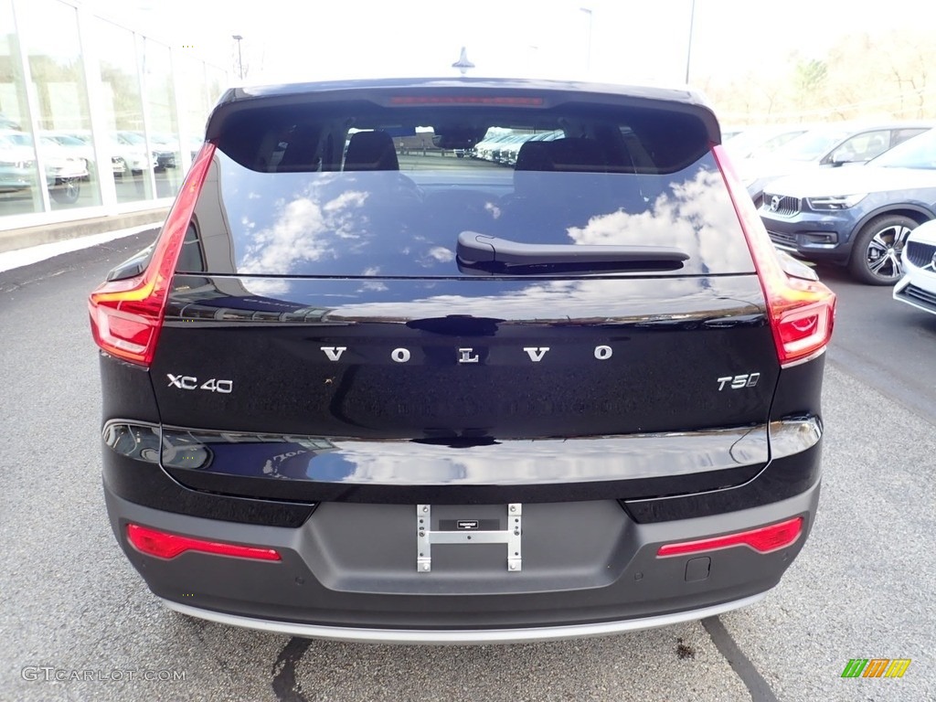 2021 XC40 T5 Momentum AWD - Black Stone / Blond/Charcoal photo #3