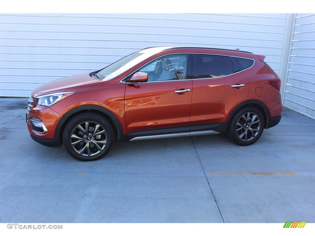 Canyon Copper 2018 Hyundai Santa Fe Sport 2.0T Exterior Photo #140270831