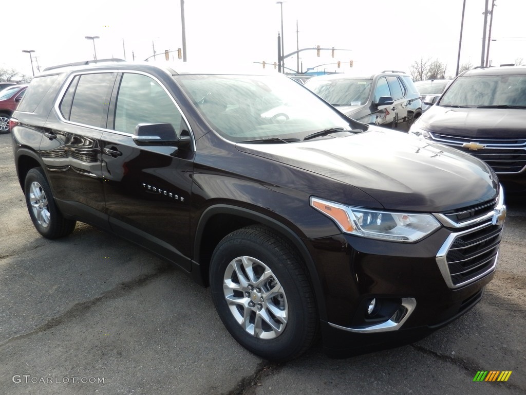 2021 Traverse LT AWD - Black Cherry Metallic / Jet Black photo #3